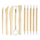 Contenuto della confezione: riceverai 10 strumenti per scolpire, di cui 5 strumenti per scolpire + 5 penne per incidere. Caratterizzati da forme diverse e applicazioni versatili, questa ampia quantità e ricca varietà soddisferà le tue diverse esigenze di modellatura, intaglio e modellazione.