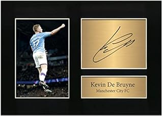 Zulu Image Kevin De Bruyne Manchester City Man City Signed A4 Printed Autograph Photo Memorabilia Reproduction Print Picture Display No84, Black