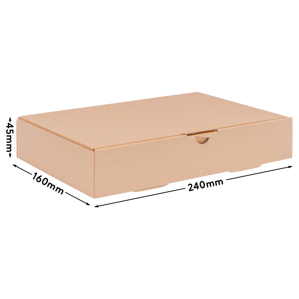 verpacking Maxibriefkartons 240 x 160 x 45 mm Maxibrief MB-3 Braun Versand Post Faltschachtel DIN A5 (Innenmaß 230 x 155 x 41 mm) Versandschachtel (6500 Stück - wird auf Palette geliefert)