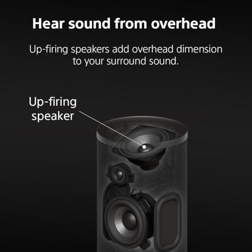 Image of Sony BRAVIA Theater Rear 9 Wireless Rear Speakers for Soundbar SA-RS9 | Compatible with BRAVIA Theater (Trio, Bar 9 /8 /7), HT-A7000 /A5000 /A3000, Direct Connection to Compatible BRAVIA TV