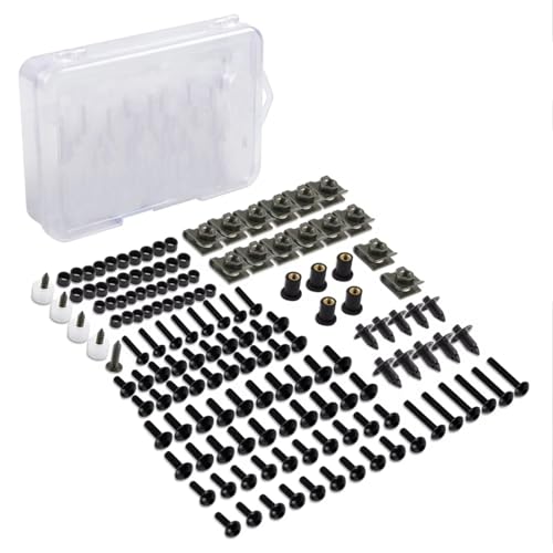 Motorrad Schrauben Kit Kompatibel Mit Yamaha Für YZF-R1 1998–2019 Für YZF-R3 2015–2019 Für YZF600R 2006 2007 Sortimentssatz Für Motorradmaschinenschrauben