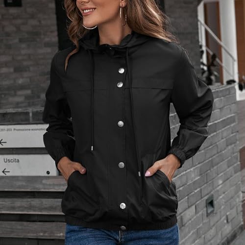Chaqueta senderismo mujer impermeable para deportes al aire libre talla L 4