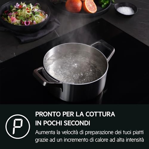 Table de cuisson induction AEG série 6000 au design épuré 60 cm