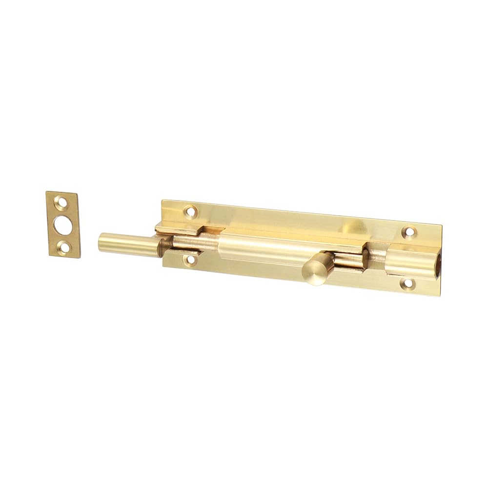 Timco Light - Necked Barrel Bolt - Polished Brass (Size 100 X 25Mm - 1 Each)