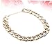 UPKOCH Golden Chain PET Necklace for Small Dogs and Cats Stylish Dog Jewelry Pendant Adjustable Size PET Neck Chain Fashionable Accessories