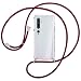 Produktbild mtb more energy® Handykette kompatibel mit Xiaomi Mi Note 10, Note 10 Pro (6.47'') - dunkelrot - Smartphone Hülle zum Umhängen - Anti Shock Strong TPU Case
