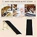 Zefvkip Dog Ramp for Bed, Pet Ramp for Dogs with Non-Slip Carpet and Top Platform, 74