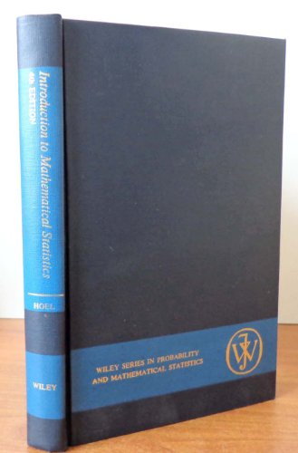Introduction to Mathematical Statistics (Wiley ... 0471403652 Book Cover
