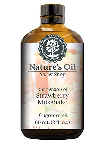 Image of Strawberry Milkshake Fragrance Oil (60ml) For Diffusers, Soap Making, Candles, Lotion, Home Scents, Linen Spray, Bath Bombs, Slime