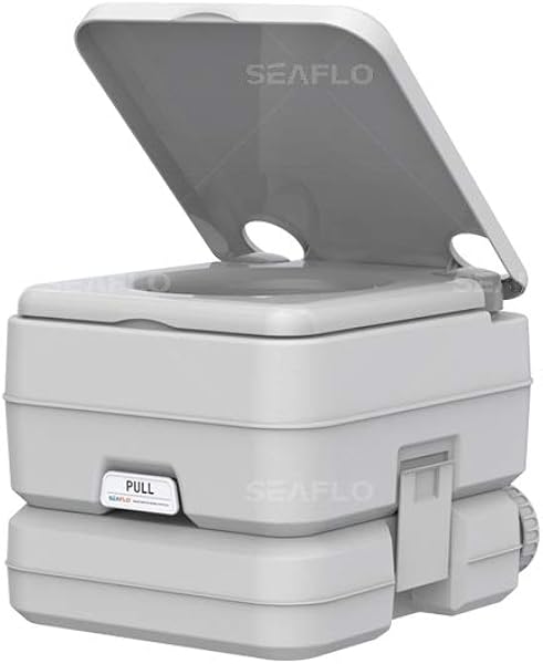 SEAFLO WC portatile per camper e barca, design compatto