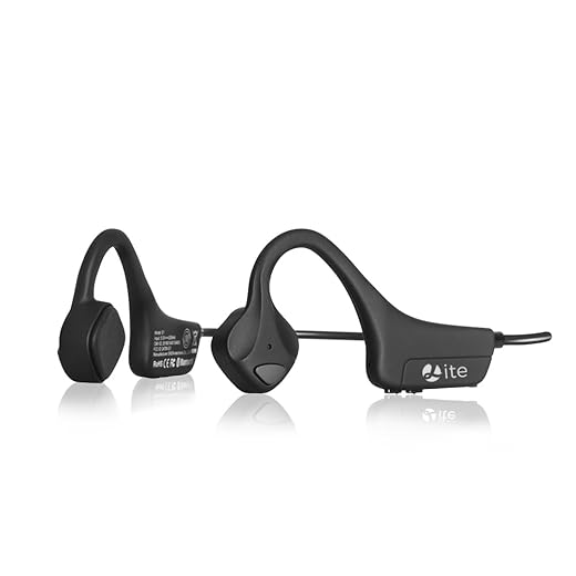 YouthWhisper Bone Conduction Headphones Bluetooth Headset with mic (Earth Black lite)