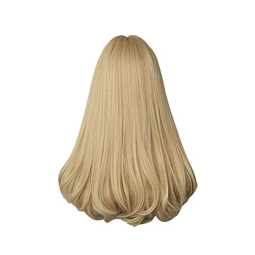 Organic Hair Conditioner Long Curly Hair Wig Bangs Long Curly Hair Rose Mesh Platinum Gold Pear Flower Curly Wig Set Braid Wigs for Women