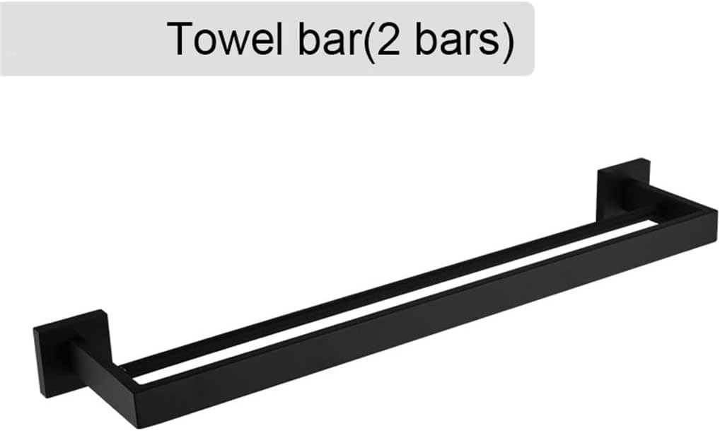 Matte Black Bathroom Hardware 304 Stainless Steel Towel Rack Toilet Paper Holder Soap Holder Towel Bar Toilet