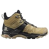 Grip auf jedem Gelände Salomon Herren X Ultra 4 MID GTX Trekking- & Wanderhalbschuhe, Schwarz (Kelp Black Safari), 45 1/3 EU