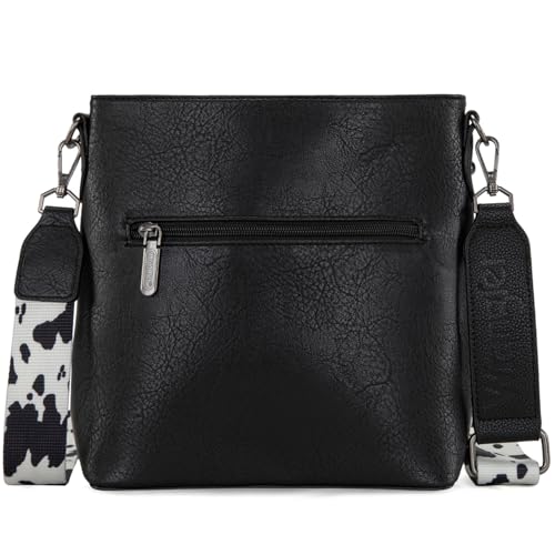 Image of Wrangler Crossbody Purses for Women Two Tone Crossbody Bags Women Purses and Handbags
