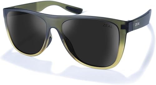 Zeal Optics Gafas de sol Minturn Pilot, Verde olivagris oscuro polarizado