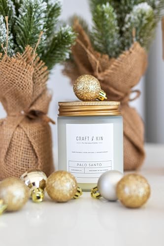 Craft-Kin-Palo-Santo-Scented-Candle-8-Oz-45-Hour-Long-Lasting-Classic-Soy-Candles-Wood-Wick-Made-with-Natural-Soy-Gifts-for-Men-and-Women Craft Kin Palo Santo Scented Candle 8 Oz 45 Hour Long Lasting Classic Soy Candles Wood Wick Made with Natural Soy Gifts for Men and Women