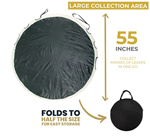 Katai, Leaf Collector Pop-Up Garden Tarp, 55" Foldable Leaf Dustpan & Yard Waste Picker with Handles - Image 3