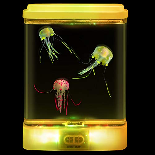 image for Playlearn USA - Illuminated Jellyfish Lamp - Color Changing Aquarium M