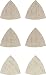 Produktbild Bosch Accessories 6x Expert M480 Netzstruktur-Schleifblätter Set (für Hartholz, Farbe auf Holz, 93x93 mm, Körnung 80/120/180, Zubehör Deltaschleifer)