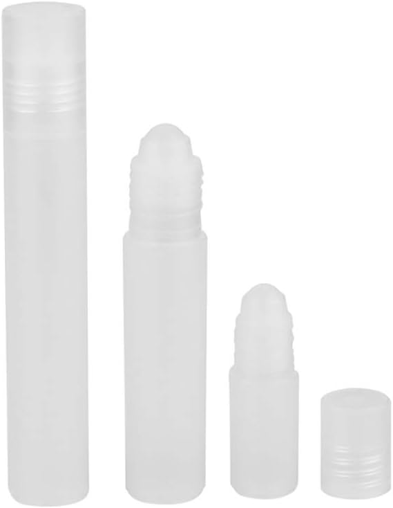 5 Pcs Empty Refillable Roll On Bottles Plastic Roller Bottle Rollerball Bottles DIY Deodorant Containers with Plastic Roller Ball 30ml image 4