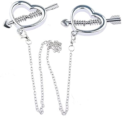Pinzas para pezones pinzas para pezones mujeres pinza para pezones extrema, estimulación del pezón, con cadena, esclavo fetiche erótico SM juguete sexual para mujeres