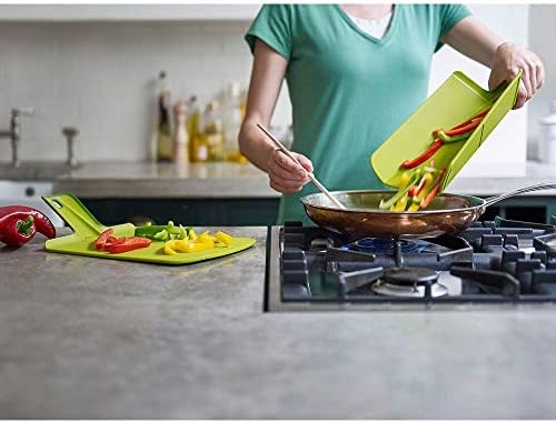 Joseph Joseph NSG016SW Chop2Pot Plus Folding Chopping Board, Small - Green