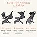 Ergobaby Metro 3 Deluxe Baby Stroller for Newborns, Infants, and Toddlers | Pearl Grey