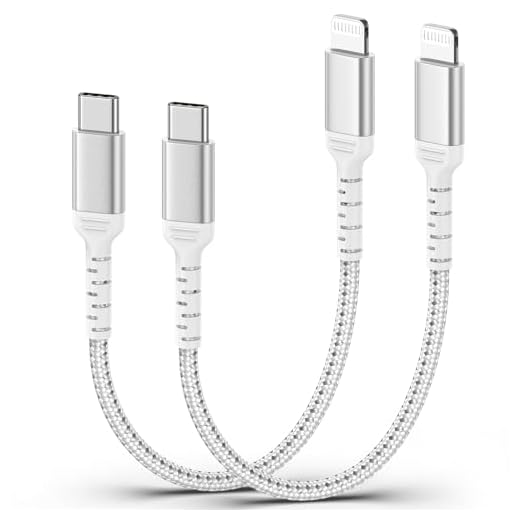 ULIFTUS USB C Lightning Kabel Kurz, MFi-Zertifiziert 15CM iPhone Ladekabel USB C Nylon Power Delivery Lightning Kabel USB C für 14/14 Pro Max/ 13/13 Pro/12/12 Pro Max/ 11 Pro/X/XS/XR