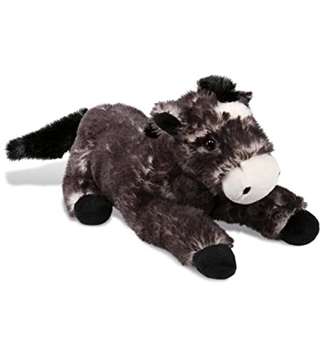 Dollibu Plush Horse Stuffed Animal - Soft Huggable Horse Plush, Adorable Playtime Horse Plush Toy, Cute Farm Animal Cuddle Gift For Kids & Adult - 10.5 Inch Black #TOP7