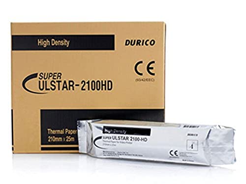 Rollo de papel térmico compatible SONY UPP-210HD DURICO 210x25mm alta densidad