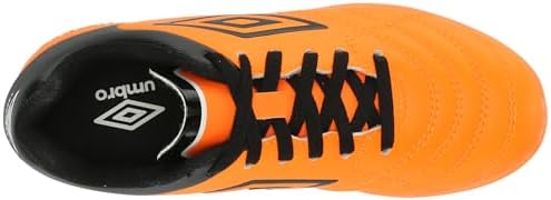 Umbro Boy's Classico XI IC Jr. Soccer Indoor Shoe, Orange/Black/White, 1 Little Kid | Image 4