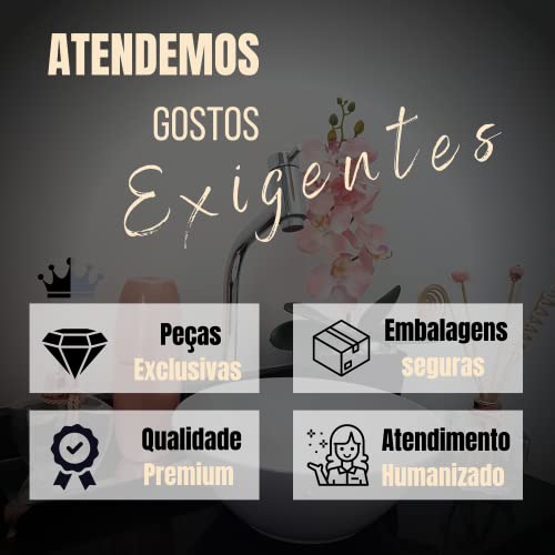 Bandeja Espelhada Banheiro Lavabo Sala Luxo B13001 (Cinza Platina com Prata)