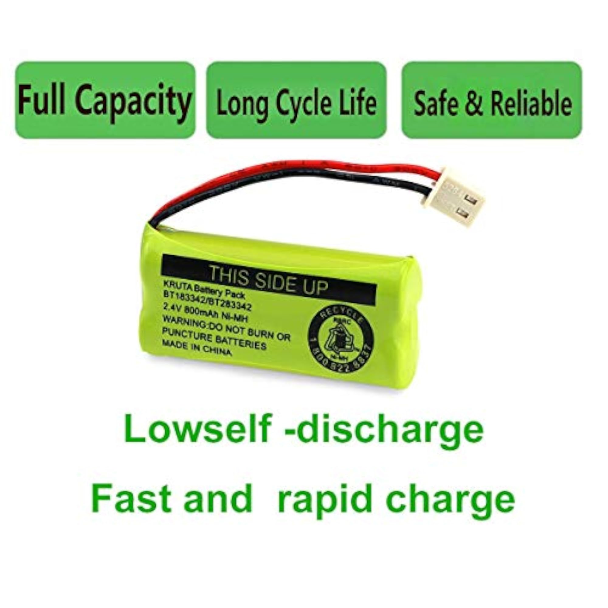 Compatible Cordless Phone Battery Replacement