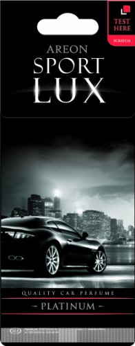 Image of AREON Sport LUX Quality Perfume /Cologne Cardboard Car & Home Air Freshener, Platinum