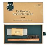 Cleanomic - Earthlover’s Stain Removal Kit - Natural Hair Brush & Plant-Based Stain Removing Bar - L