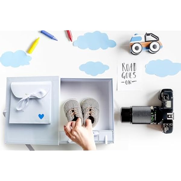 Walther Design Розовые ящики для хранения 32 x 32 см с тиснением «Baby Animal» FB-148-R