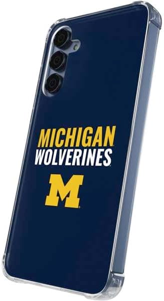 Skinit Clear Phone Case Compatible with Galaxy S24 - Officially Licensed University of Michigan Wolverines M Design