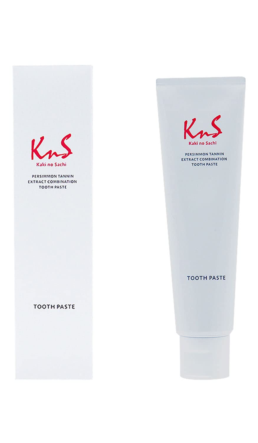 Persimmon Sachi Medicated Toothpaste, KnS Persimmon Shear, 3.5 oz (100 g), Whitening, Prevents Bad Breath Disease, Made in Japan, Herbard Mint Flavor