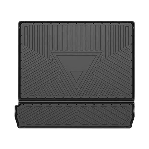 Car Rubber Non Slip Boot Trunk Mats for Land Rover Discovery 5 L462 2017-2021, Black Rear Trunk Liner Tray Protector Waterproof Back Seat Cover Cargo Storage Pad Interior Accessories Cover
