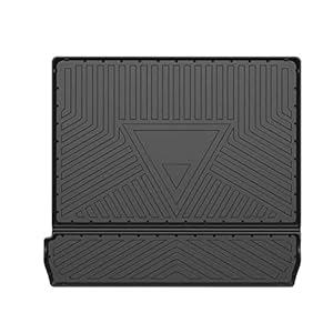 Car Rubber Non Slip Boot Trunk Mats for Land Rover Discovery 5 L462 2017-2021, Black Rear Trunk Liner Tray Protector Waterproof Back Seat Cover Cargo Storage Pad Interior Accessories
