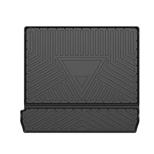 Car Rubber Non Slip Boot Trunk Mats for Land Rover Discovery 5 L462 2017-2021, Black Rear Trunk Liner Tray Protector Waterproof Back Seat Cover Cargo Storage Pad Interior Accessories