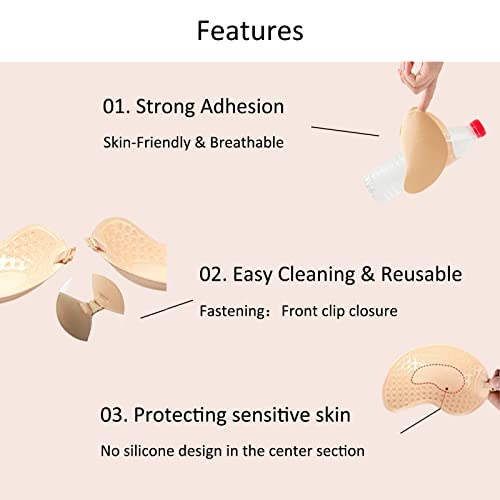 Yeivlhki Adhesive Bra, Strapless Bras For Women, Sticky Bras For Women Push Up, Strapless Sticky Bras For Women, Invisible Lifting Bra, Backless Strapless Bra #TOP1