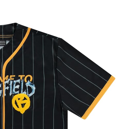 Simpsons The Men's Baseball Jersey - Homer, Bart, Lisa, Krusty The Clown - Mesh Button Down Baseball Jersey miniatura 4