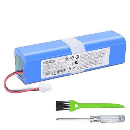 DFTIM 6800Mah Vacuum Battery for Proscenic M7 Pro M8 Pro M7 Max, Viomi S9 Viomi D800, for Uoni V980 Max V980 Plus, for Coredy L900 UONI S1 V980, for Roidmi Eve Plus, for Lydsto R1, for Lenovo LR1
