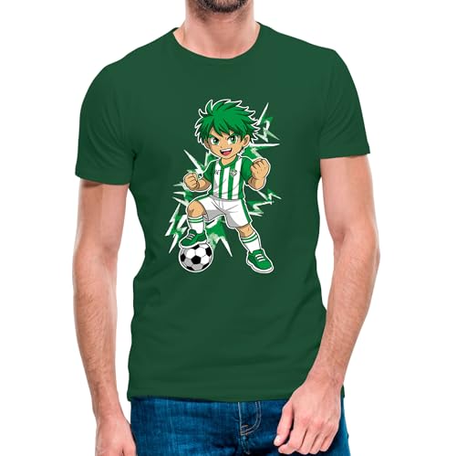 Camiseta de Manga Corta Superfutbolista Manga del Betis 25-26 (14- Camiseta Talla XL)(Botella Manga Corta)