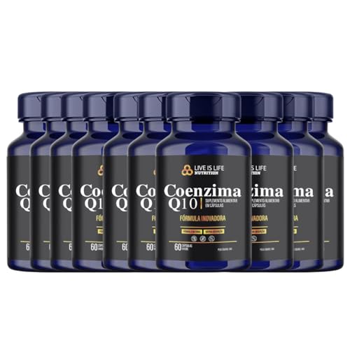 Coenzima Q10 200mg Ubiquinol, Vitamina Q10 Pura, 60 Cápsulas