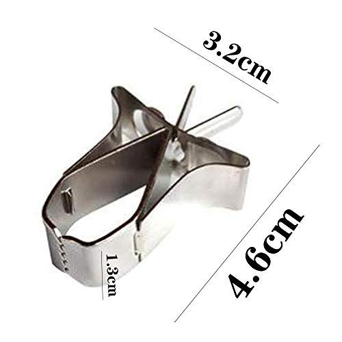 5 Pieces Bird Cage Clamp Feeder Food Holder Parrot Small Animal Fruit Vegetable Holder for Bird Hamster Cockatiel Parrot - Image 3