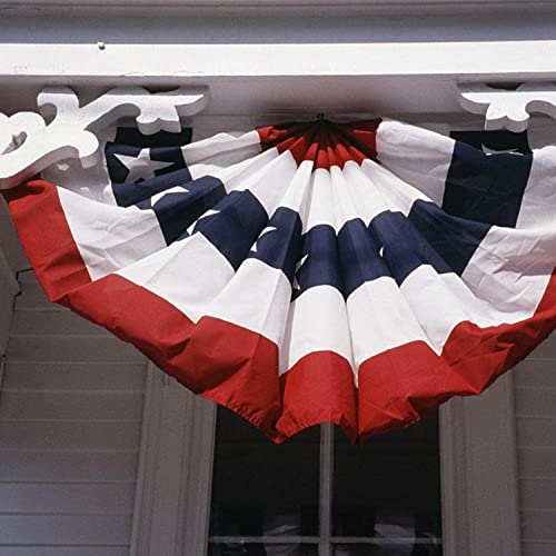 16PCS-USA-Patriotic-Pleated-Fan-Flag-3-x15-Ft-American-US-Flag-Bunting-Banner-Patriotic-Bunting-Flag-Stars-and-Stripes-Flag-Bunting-for-Memorial-Day-The-4th-of-July-and-Labour-Day 16PCS USA Patriotic Pleated Fan Flag 3 x15 Ft American US Flag Bunting Banner Patriotic Bunting Flag Stars and Stripes Flag Bunting for Memorial Day The 4th of July and Labour Day