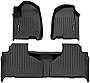SMARTLINER Custom Fit Floor Mats 2 Row Liner Set Compatible with 2021-2023 Tahoe/Suburban/Yukon & XL with 2nd Row Bench Seat